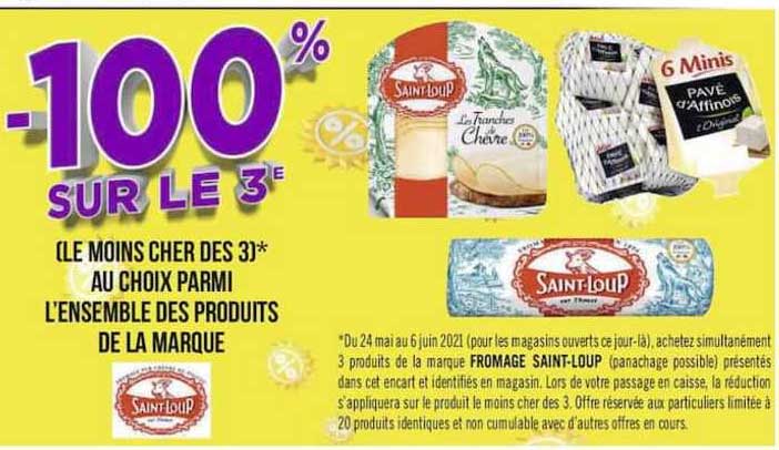 produits de la marque saint-loup