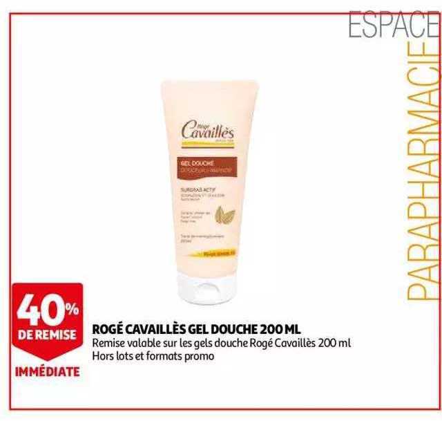 rogé cavaillès gel douche 200 ml