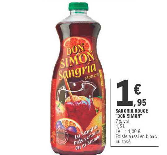 sangria rouge "don simon"