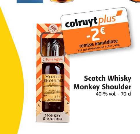 scotch whiksy monkey shoulder