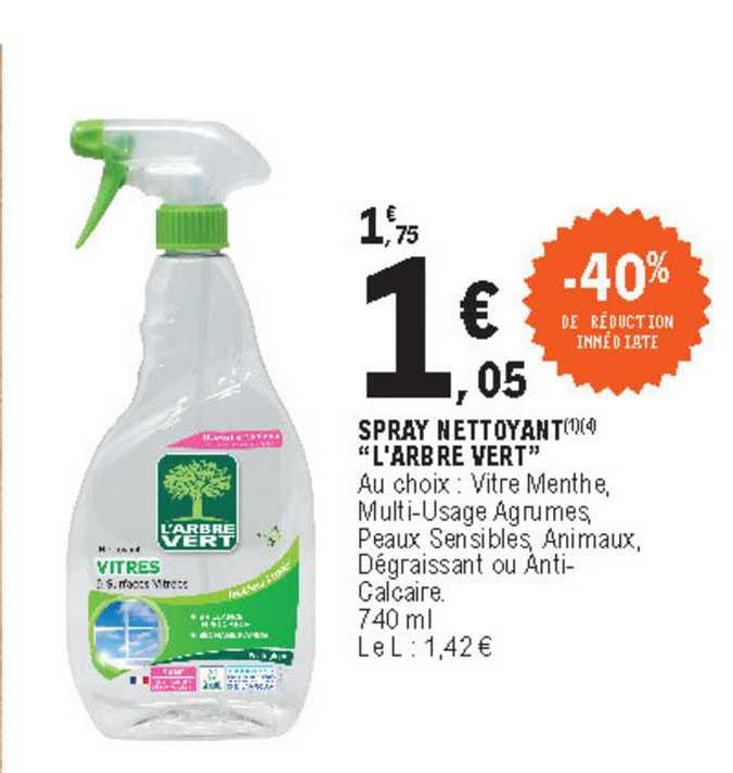 spray nettoyant "l'arbre vert"