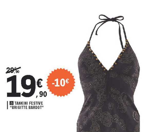 tankini festive "brigitte bardot"