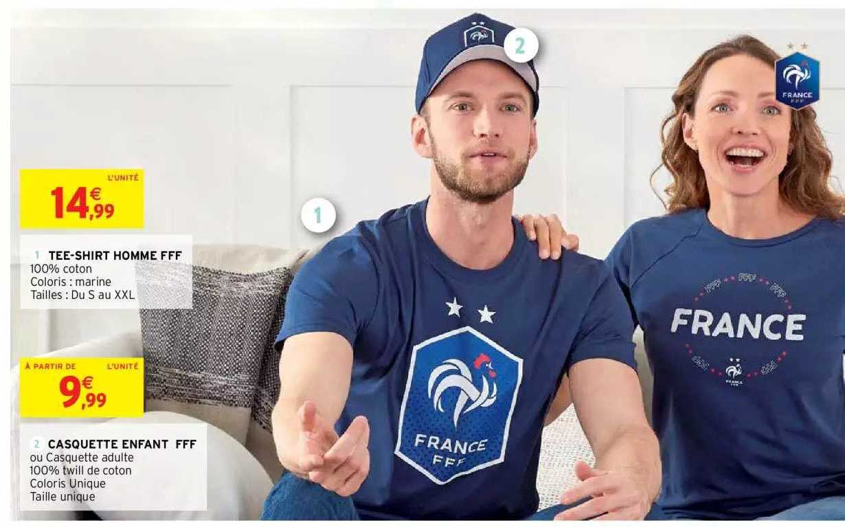 tee-shirt homme fff, casquette enfant fff