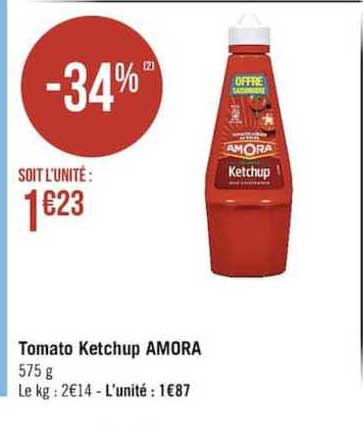 tomato ketchup amora