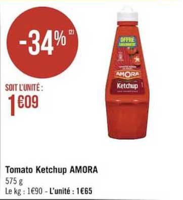 tomato ketchup amora