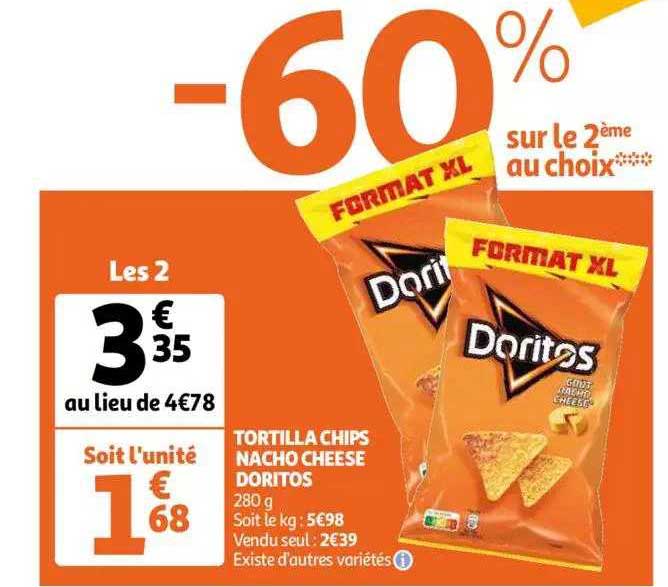 Tortilla Chips Nacho Cheese Doritos