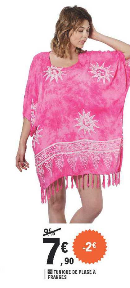 Tunique De Plage à Franges