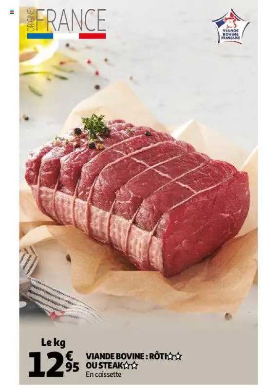 Viande Bovine : Rôti Ou Steak