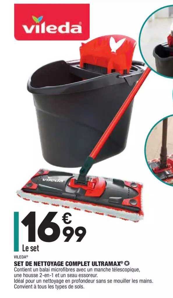 Vileda Set De Nettoyage Complet Ultramax
