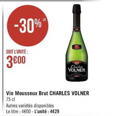Vin Mousseux Brut Charles Volner