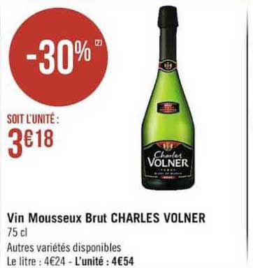 vin mousseux brut charles volner