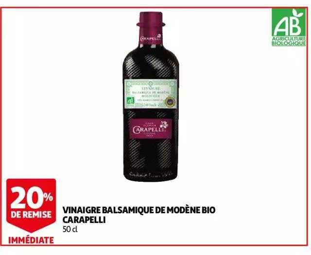 Vinaigre Balsamique De Modène Bio Carapelli