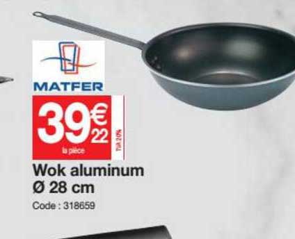 Wok Aluminium 28 Cm