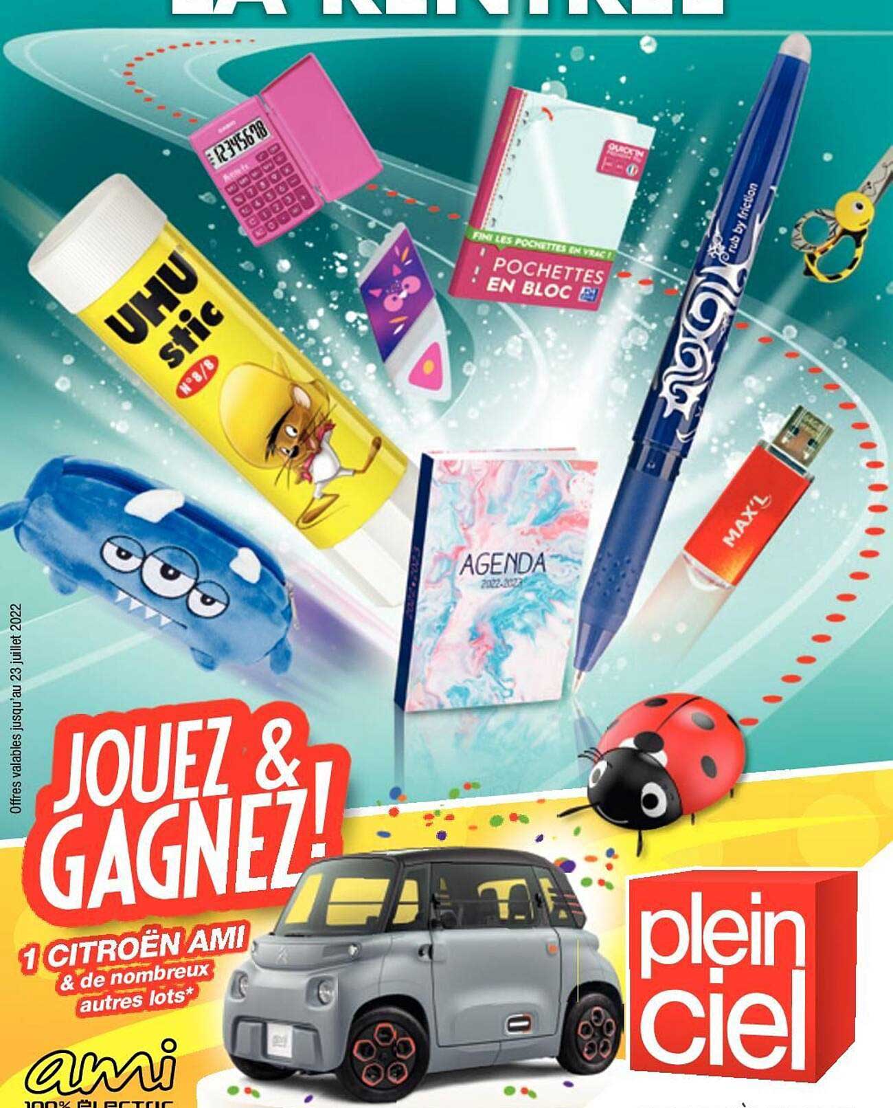 1 citroën ami & de nombreux autres lots à gagner