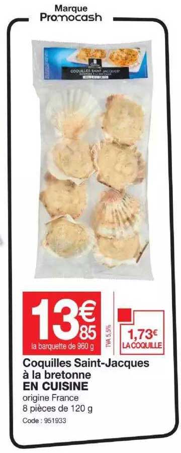 coquilles saint-jacques à la bretonne en cuisine