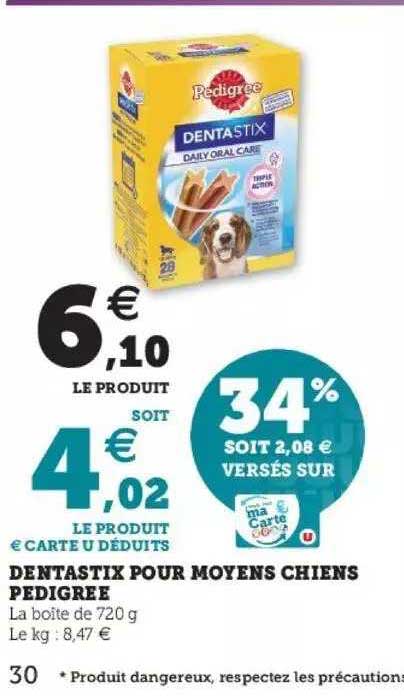 dentastix pour moyens chiens pedigree