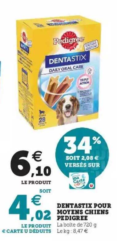 dentastix pour moyens chiens pedigree