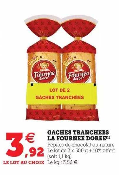gâches tranchées la fournée dorée