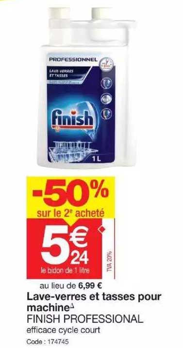 lave-verres et tasses pour machine finish professional