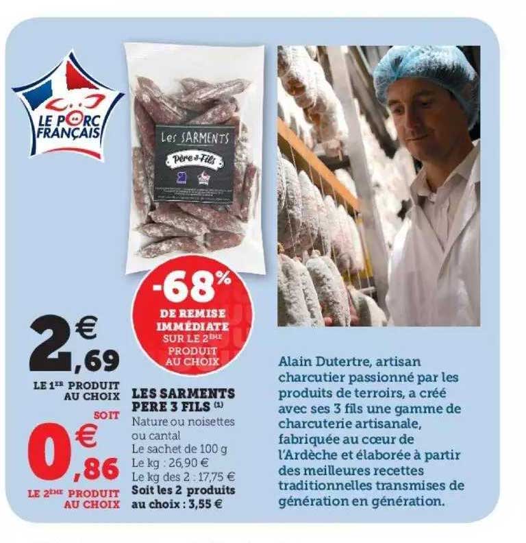 les sarments père 3 fils