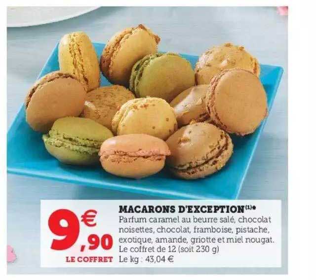 macarons d'exception