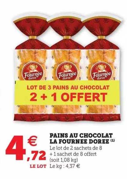 pains au chocolat la fournée dorée