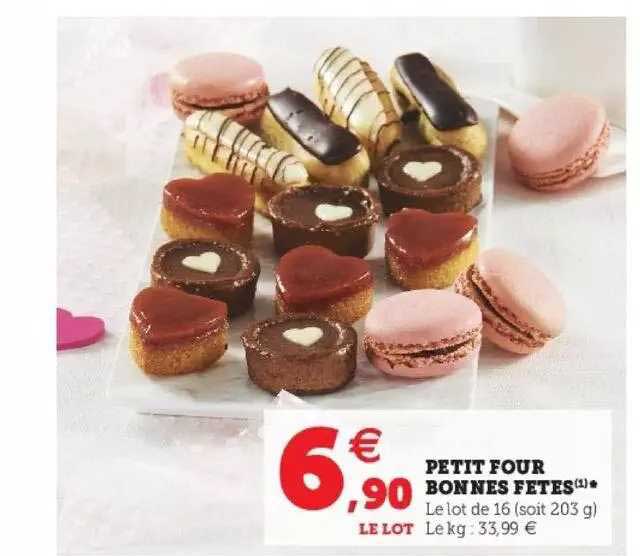 petit four bonnes fêtes