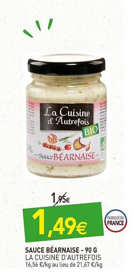 sauce béarnaise la cuisine d'autrefois -90 g