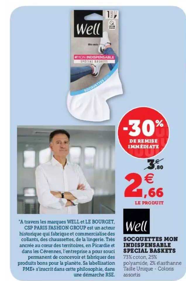 socquettes mon indispensable spécial baskets