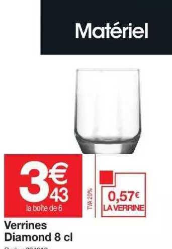 Verrines Diamond 8cl