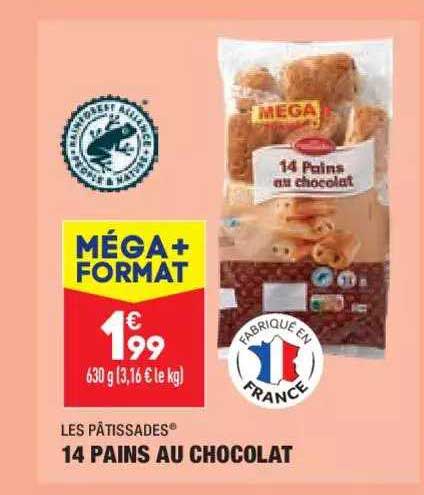 14 Pains Au Chocolat Les Pâtissades