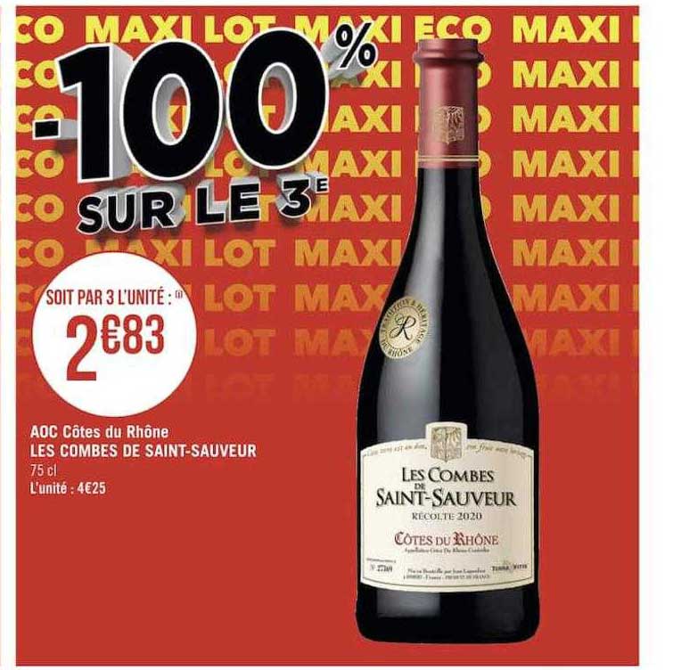 aoc côtes du rhône les combes de saint-sauveur