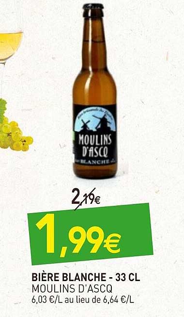 bière blanche moulins d'ascq -33cl