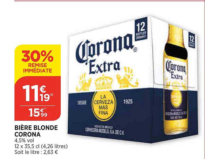 Bière Blonde Corona