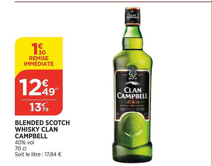 blended scotch whisky clan campbell