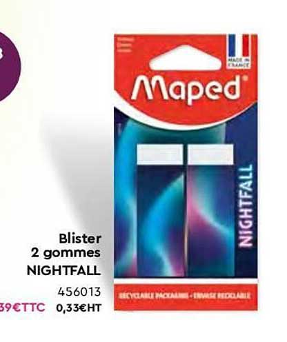 Blister 2 Gommes Nightfall