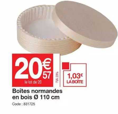 boîtes normandes en bois ø 110 cm