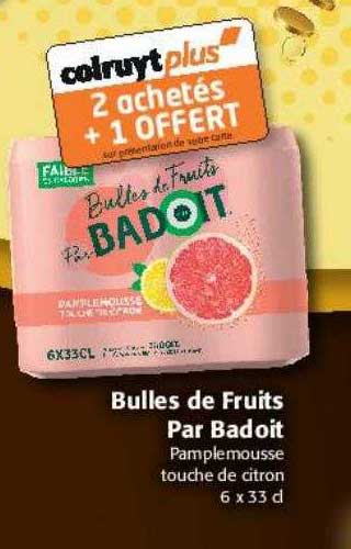 Bulles De Fruits Par Badoit