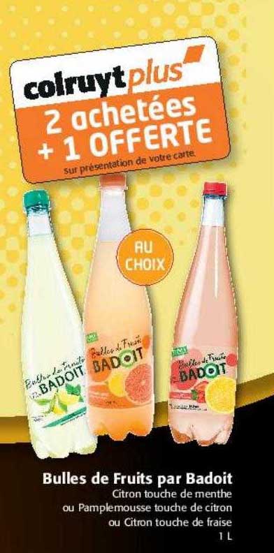 bulles de fruits par badoit