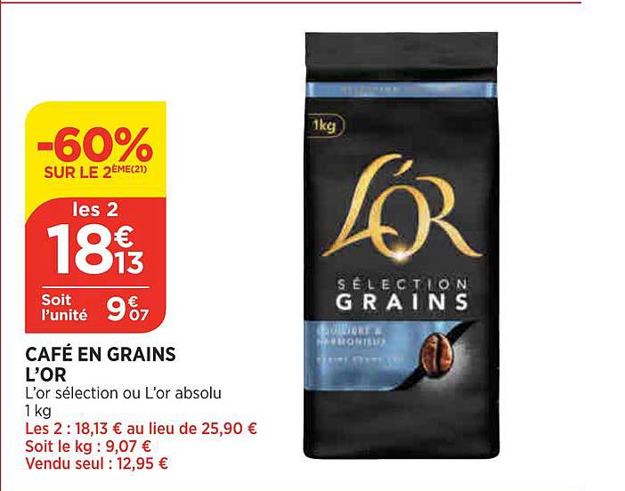 Café En Grains L'or