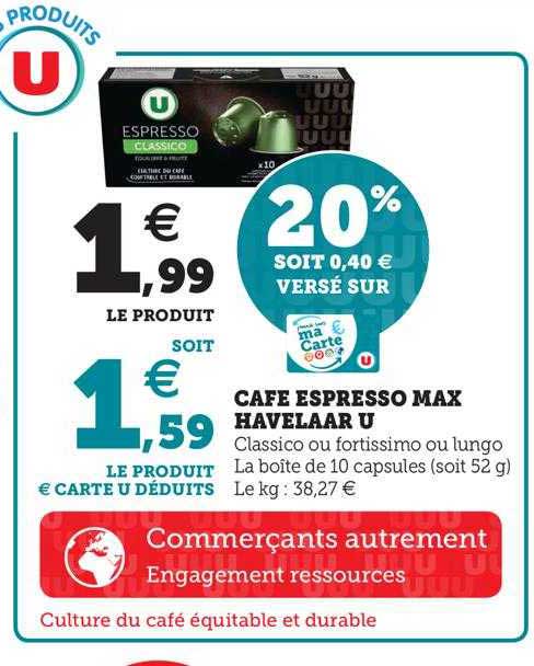 Café Espresso Max Havelaar U