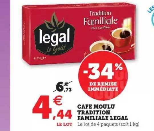 Café Moulu Tradition Familiale Legal