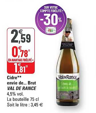 cidre envie de...brut val de rance