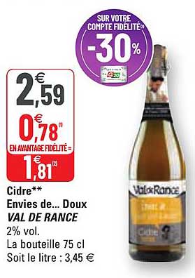 cidre envies de...doux val de rance