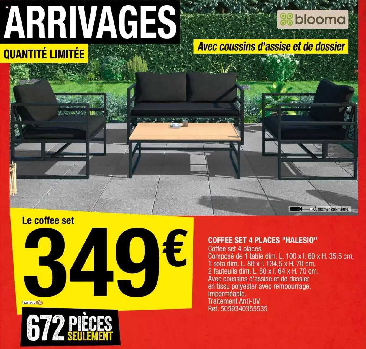 coffee set 4 places "halesio