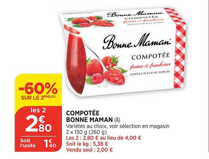 compotée bonne maman