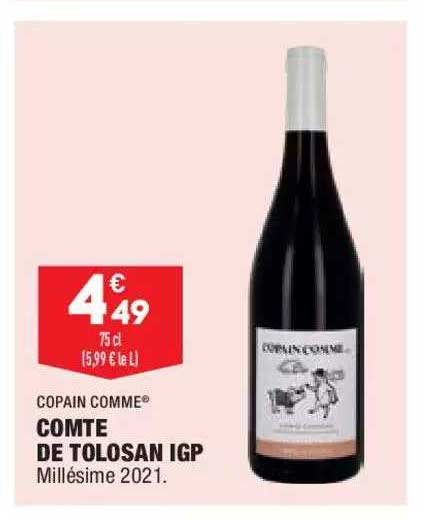 comte de tolosan igp copain comme