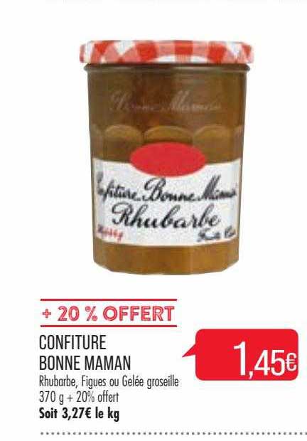 confiture bonne maman
