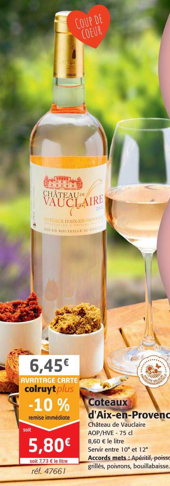 coteaux d'aix-en-provence château de vauclaire