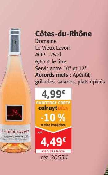 côtes-du-rhône domaine le vieux lavoir